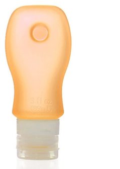 silicone reisflesje oranje 89 ML