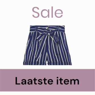 Korte broek stripes - Blauw Maat S