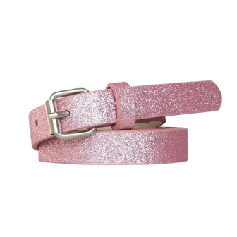 smalle riem glitter - Roze