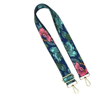 Tas riem / bag strap colorfull leaves