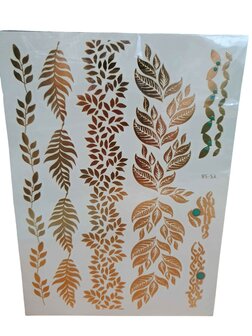 Flash tattoos YS 58 Goud