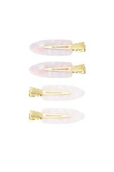 Haarclips set cadeau doosje - Goud multi