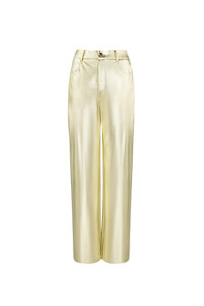 Broek metallic -Goud mt S