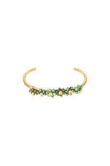 Bangle armband Bloom - groen