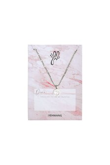 Ketting heartbeat - Zilver