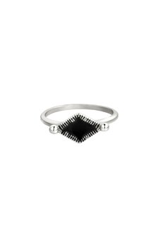 Ring  black basic mt 16