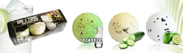 Cocktail Bath Bombs - Gentleman’s Drink, Gin & Tonic