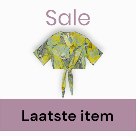 Blouse summer leaves  Maat M