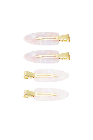 Haarclips set cadeau doosje - Goud multi