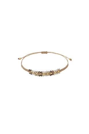 Armband daisy - Beige