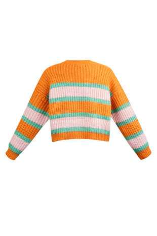 Trui colourful stripes mt S/M