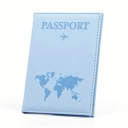 Paspoort hoesje basic - Blauw