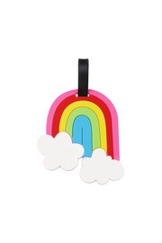 Bagage label/luggage tag regenboog