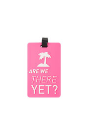 Bagage label/luggage tag are we there yet