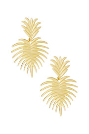 Oorbellen spiked leaves - Goud