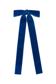 Haarspeld long small bow - Blauw