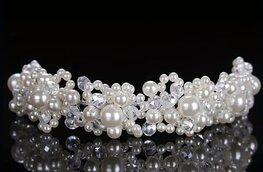 Buigbare tiara pearls