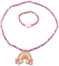 Kindersieraden set regenboog